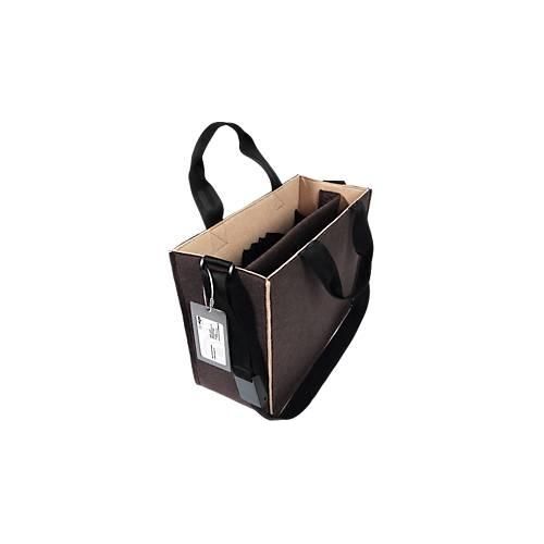 4004360769344 - Laptoptasche Desk Sharing Bag Bicolor M für Laptops bis 154″ 2 große Fächer 2 Seitenfächer Tragegriffe Schultergurt Kunstfilz beige-braun