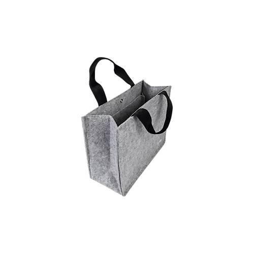 4004360769429 - Laptoptasche Desk Sharing Bag Basic M für Laptops bis 154″ 2 große Fächer 2 Seitenfächer Tragegriffe Schultergurt Kunstfilz hellgrau