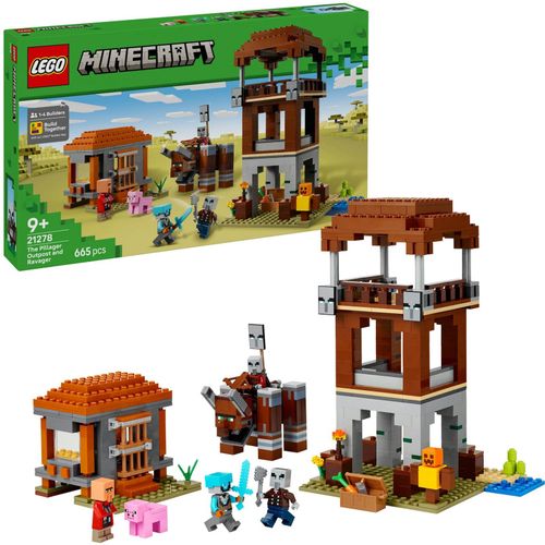 5702017815527 - 21278 Minecraft Ein Verwüster am Plünderer-Außenposten Konstruktionsspielzeug