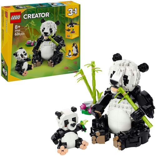 5702017822402 - 31165 Creator 3-in-1 Wilde Tiere Pandafamilie Konstruktionsspielzeug