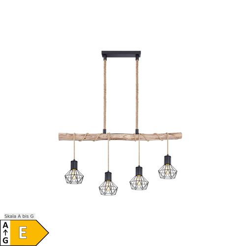 9007371570829 - LED Hängeleuchte Käfig Holzbalken natur Hanfseil L 100 cm 9007371570829 - LED Hängeleuchte Käfig Holzbalken natur Hanfseil L 100 cm