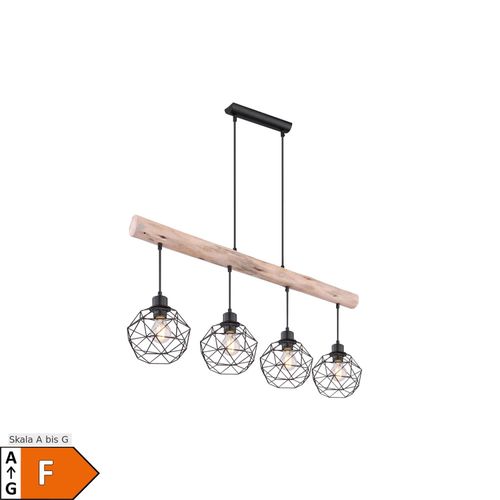 9007371570911 - LED Hängeleuchte Holz Gitter Design L 85 cm 9007371570911 - LED Hängeleuchte Holz Gitter Design L 85 cm