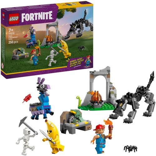 5702017824307 - 77075 Fortnite Das Lager von Schali und der Zündkerzenkünstlerin Konstruktionsspielzeug