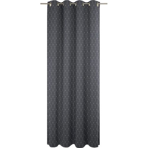 4004567198244 - Vorhang ADAM Vorhang Indian Cortezada Light aus 100 % Bio-Baumwolle Ösen (1 St) Gr 1 blau (indigo) B145cm H145cm Jacquard Baumwolle (Bio-Baumwolle) Gardinen Vorhang Indian Cortezada Light aus 100% Bio-Baumwolle Ösen (1 St)
