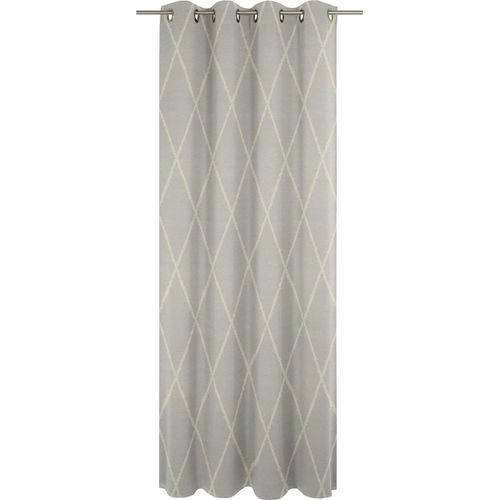 4004567190453 - Vorhang ADAM Vorhang Casket Valdelana Light aus 100 % Bio-Baumwolle Ösen (1 St) Gr 1 grau (hellgrau) B145cm H145cm Jacquard Baumwolle (Bio-Baumwolle) Gardinen Vorhang Casket Valdelana Light aus 100% Bio-Baumwolle Ösen (1 St)