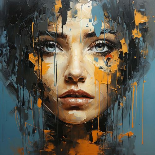 4050743091601 - Leinwandbild BLUE EYE GIRL 4050743091601 - Leinwandbild BLUE EYE GIRL