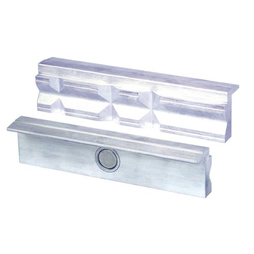 4010898709608 - Schraubstockbacken Schutzbacken zu Schraubstock 160 mm Material Aluminium - Heuer