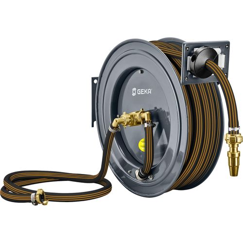 4015933112924 - GEKA plus Schlauchaufroller PA20GSK autom Rückzug 15 m Gummi Wasserschlauch