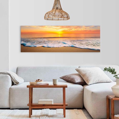 8714597626322 - Deco-Panel REINDERS Sonnenuntergang orange (farbe bild(er) orange) B156cm H52cm T2cm Holzwerkstoff Bilder