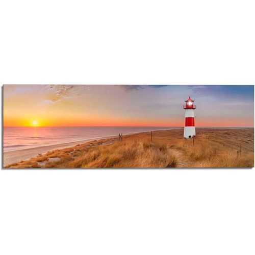 8714597626308 - Bild NORTHSEA SUNSET LIGHTHOUS (LBH 52x2x156 cm) LBH 52x2x156 cm bunt Kunstdruck Gemälde Wandbild