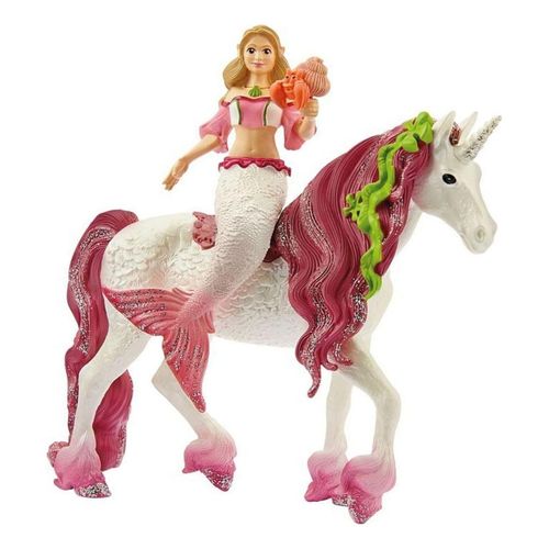 4059433573458 - bayala 70593 Meerjungfrau-Feya auf Unterwassereinhorn Spielfiguren-Set 4059433573458 Schleich