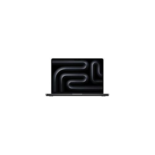 0195949076466 - MacBook Pro 14 (Liquid Retina XDR Display) M3 Pro (11-Core CPU 14-Core GPU) 18 GB RAM 512 GB SSD [Late 2023 englisches Tastaturlayout QWERTY] space schwarz