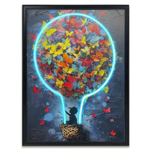 8714597682748 - Bild BUTTERFLY BALLON NEON LED