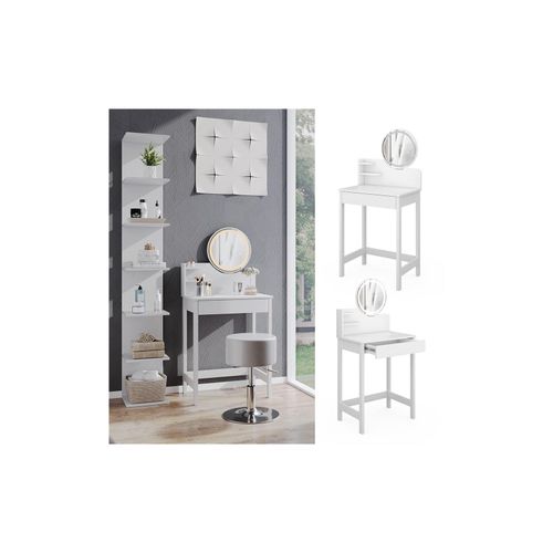 4066731446162 - Schminktisch Surrey Weiß 60 cm mit LED-Spiegel