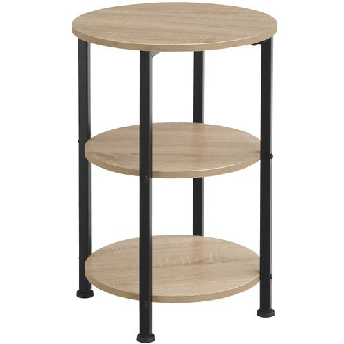 4061173205650 - tectake® Beistelltisch Colchester 40x61cm - Industrial Holz hell Eiche Sonoma