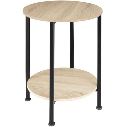 4061173205254 - tectake® Beistelltisch Industrial Style rund mit 2 Ablagen 45 x 64 cm