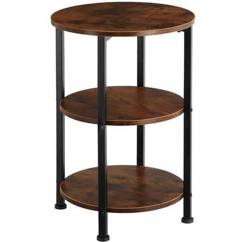 4061173205643 - tectake® Beistelltisch Colchester 40x61cm - Industrial Holz dunkel rustikal 4061173205643 - tectake® Beistelltisch Colchester 40x61cm - Industrial Holz dunkel rustikal