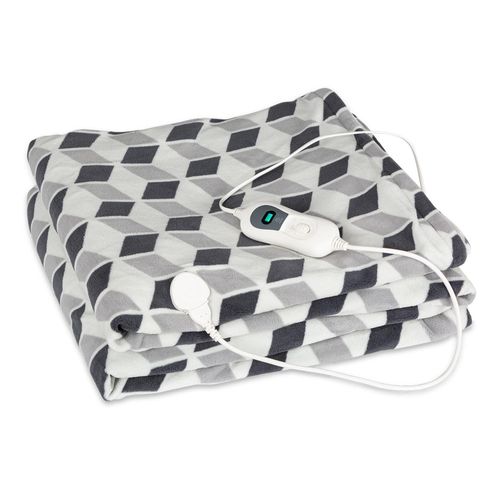 4060656445637 - Dr Watson xxl Heizdecke 3 Leistungsstufen waschbar 200x180cm Mikroplüsch - Grau gemustert - Klarstein 4060656445637 - Dr Watson xxl Heizdecke 3 Leistungsstufen waschbar 200x180cm Mikroplüsch - Grau gemustert - Klarstein