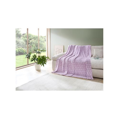 4311536040412 - Dekor Wohndecke XXL 220x240cm -versch Ausführungen - Graphisch rosa
