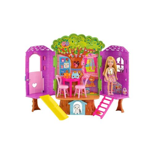 0194735162451 - HPL70 - Barbie Chelsea - Baumhaus Spielset inkl Puppe und Zubehör