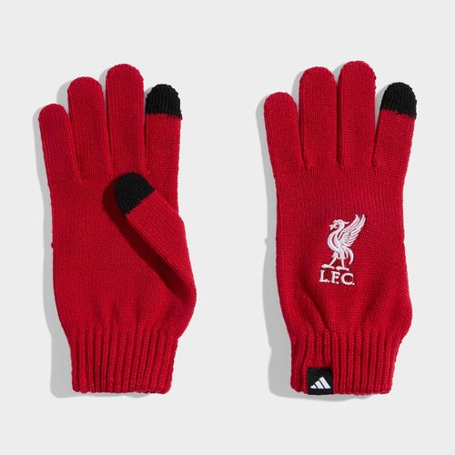 4068809362961 - Trainingshandschuhe ADIDAS PERFORMANCE LFC GLOVES Herren Gr M weiß (strawberry rot weiß) Obermaterial 99% Polyester 1% Elasthan Handschuhe Liverpool