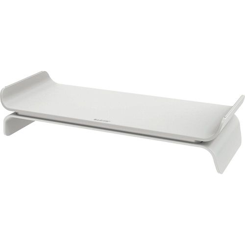 4002432134816 - Monitorständer Leitz® Ergo für 1 Display bis 27 höhenverstellbar mit Stauraum für Tastatur B 209 x T 438 x H 112 mm hellgrau 4002432134816 - Monitorständer Leitz® Ergo für 1 Display bis 27 höhenverstellbar mit Stauraum für Tastatur B 209 x T 438 x H 112 mm hellgrau
