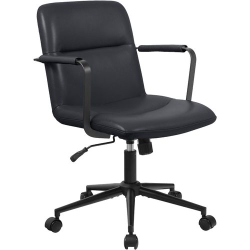 4255716353254 - Bürostuhl ergonomisch Hilda höhenverstellbar drehbar mit Kippmechanik und Armlehnen Echtlederbezug Schreibtischstuhl für Büro 4255716353254 - Bürostuhl ergonomisch Hilda höhenverstellbar drehbar mit Kippmechanik und Armlehnen Echtlederbezug Schreibtischstuhl für Büro