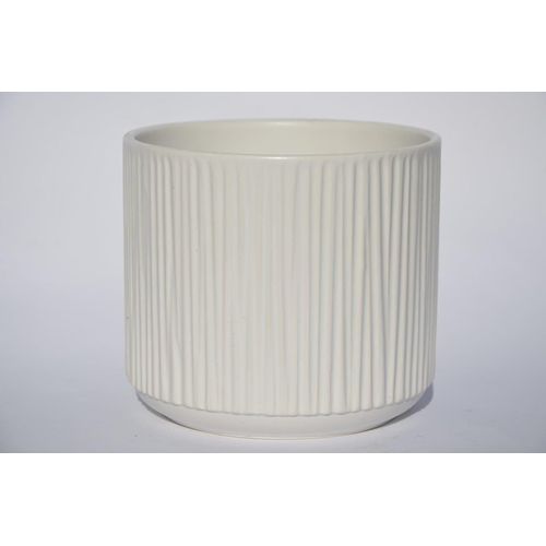 4042706451508 - EDWIN RATTERMANN Übertopf (BHT 14x13x14 cm) BHT 14x13x14 cm weiß Blumentopf Blumenkübel Pflanzenkübel