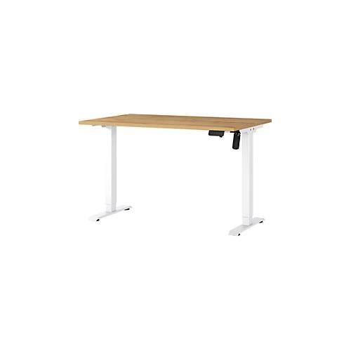 4005949801943 - GERMANIA Profi 30 höhenverstellbarer Schreibtisch grandson-eiche rechteckig T-Fuß-Gestell weiß 1200 x 800 cm 4005949801943 - GERMANIA Profi 30 höhenverstellbarer Schreibtisch grandson-eiche rechteckig T-Fuß-Gestell weiß 1200 x 800 cm
