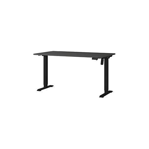 4005949802353 - Sitz-Steh-Schreibtisch Boras 8023-547 elektrisch höhenverstellbar 71-119cm (H) 140x80cm (BxT) rechteckig graphit Schwarz 4005949802353 - Sitz-Steh-Schreibtisch Boras 8023-547 elektrisch höhenverstellbar 71-119cm (H) 140x80cm (BxT) rechteckig graphit Schwarz