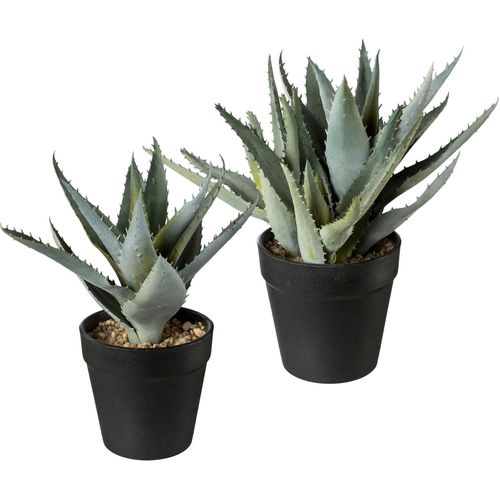 4003529906057 - Künstliche Zimmerpflanze CREATIV GREEN Kunstpflanzen Gr 2 St grün Künstliche Zimmerpflanzen Kunstpflanzen 2er Set