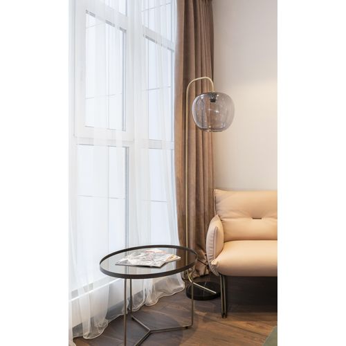 4056751490825 - Vorhang HOME WOHNIDEEN CROSTA Gr 5 weiß B375cm H120cm Polyester Gardinen Faltenbandstore Leinenstruktur CROSTA