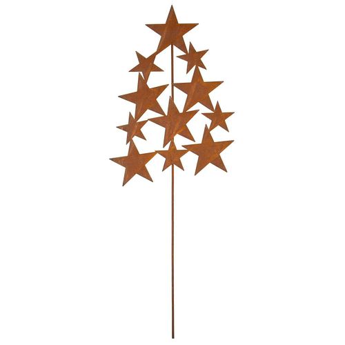 4058896380108 - Rost-Baum Sterne aus Metall braun 38 cm
