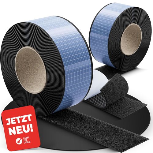 4260162071805 - LTC Tough Tape Strap Outdoor Klettbandrolle 50mm schwarz 5m