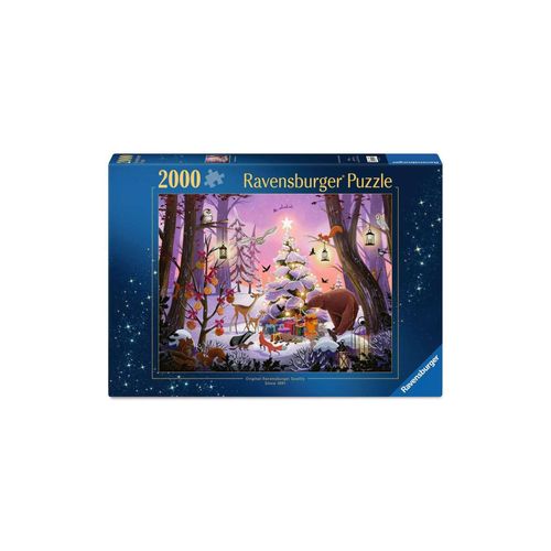 4005555014171 - Erwachsenenpuzzle 2000 Teile - Weihnachten im Wald