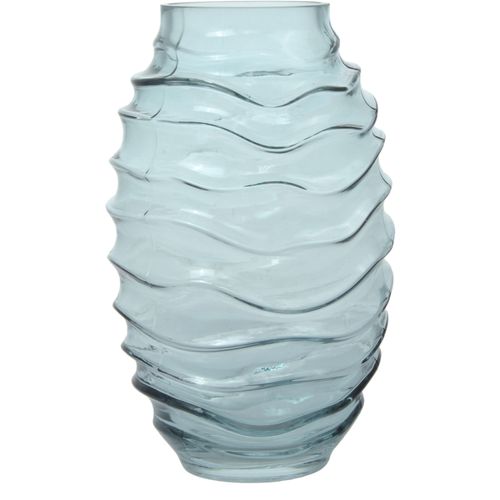 4063074449782 - Dekovase KAYOOM Glasvase Sidney 325 Vasen Gr B H T 16 cm x 255 cm x 16 cm Ø 0 cm blau Blumenvasen