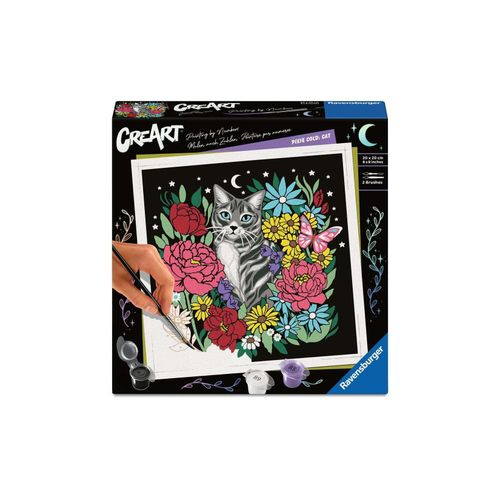 4005556258550 - CreArt - Pixie Cold Katze Malen