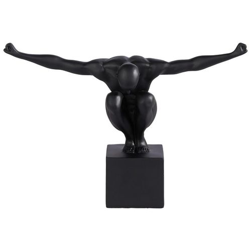 9010585486282 - Skulptur Schwarz Kunststoff Personen 115x23x32 cm Kunsthandwerk zum Stellen handgemacht handgemalt Dekoration Skulpturen & 9010585486282 - Skulptur Schwarz Kunststoff Personen 115x23x32 cm Kunsthandwerk zum Stellen handgemacht handgemalt Dekoration Skulpturen &