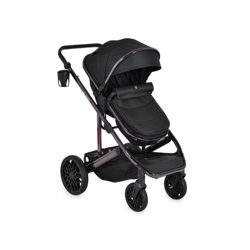 3801005100217 - Kombikinderwagen 3 in 1 all Road umbaubar Babyschale Sportsitz Tragetasche schwarz