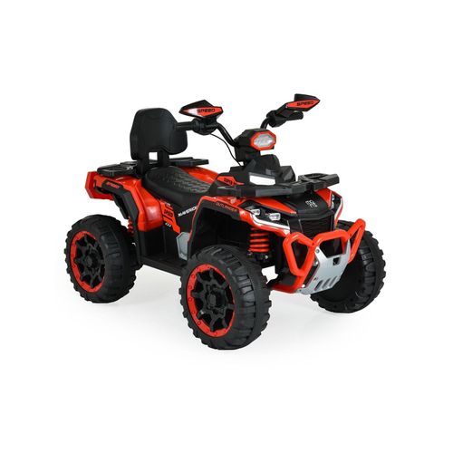 3801005001569 - Kinder Elektroquad Speed Kunststoffreifen Fernbedienung Scheinwerfer Musik rot 3801005001569 - Kinder Elektroquad Speed Kunststoffreifen Fernbedienung Scheinwerfer Musik rot