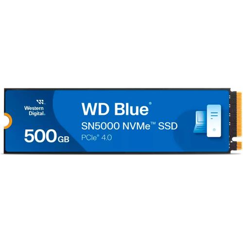 0718037894850 - SANDISK WD Blue SN5000 SSD - 500GB - PCIe 40 - M2 2280 0718037894850 - SANDISK WD Blue SN5000 SSD - 500GB - PCIe 40 - M2 2280
