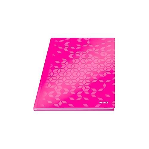 4002432399536 - Notizbuch WOW 4626-10-23 pink metallic A4 kariert 90g 80 Blatt 160 Seiten 4002432399536 Leitz