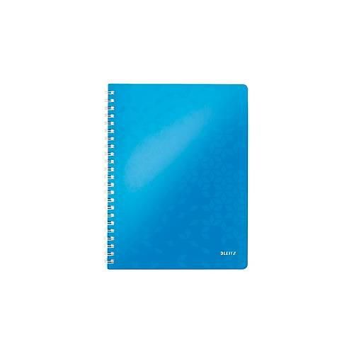 4002432107612 - Collegeblock 4637-00-36 WOW Muster liniert   liniert Rand beidseitig  A4 80g blau 80 Blatt 4002432107612 Leitz