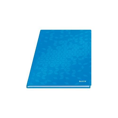 4002432399529 - Notizbuch WOW 4626-10-36 blau metallic A4 kariert 90g 80 Blatt 160 Seiten 4002432399529 Leitz
