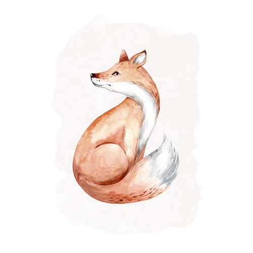 4055065178559 - Bild KOMAR Curious Fox bunt (farbe bild(er) bunt) B50cm H70cm Papier Holz Bilder Wandbild zur Dekoration - ohne Rahmen