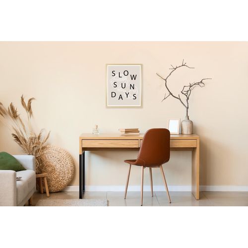 4067437128468 - Bild mit Rahmen SOLIVER Kaffee & Croissants beige (farbe rahmen beige natur farbe bild(er) beigeschwa) B30cm H40cm T15cm Holz Plexiglas Bilder HD Premium Posterdruck mit Echtholzrahmen