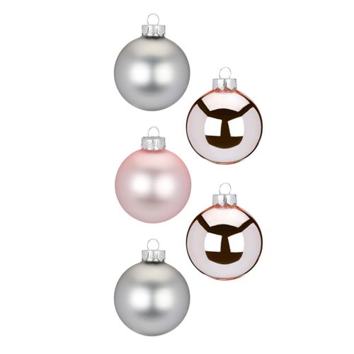 4061752240560 - Weihnachtsbaumkugel MAGIC BY INGE \Soft Simplicity\ rosa (rosa grau) Glas Weihnachtsbaumkugeln aus Glas 28 Kugeln 6 cm mit 100 Aufhängern 4061752240560 - Weihnachtsbaumkugel MAGIC BY INGE \Soft Simplicity\ rosa (rosa grau) Glas Weihnachtsbaumkugeln aus Glas 28 Kugeln 6 cm mit 100 Aufhängern