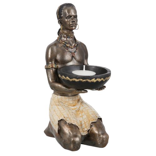 4019581737850 - Afrikafigur PAJOMA Dekofiguren Gr Ø bunt Weitere Figuren Skulpturen Dekofiguren