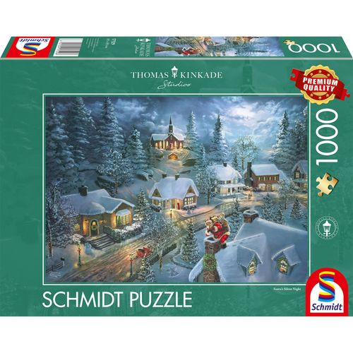 4001504575298 - Thomas Kinkade Studios Santas Silent Night Puzzle