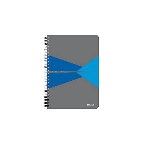 4002432141609 - Notizbuch Office Format A5 90 karierte Blatt lässt sich um 360° öffnen Spiralbindung Kunststoff-Einband FSC®-zertifiziert blau